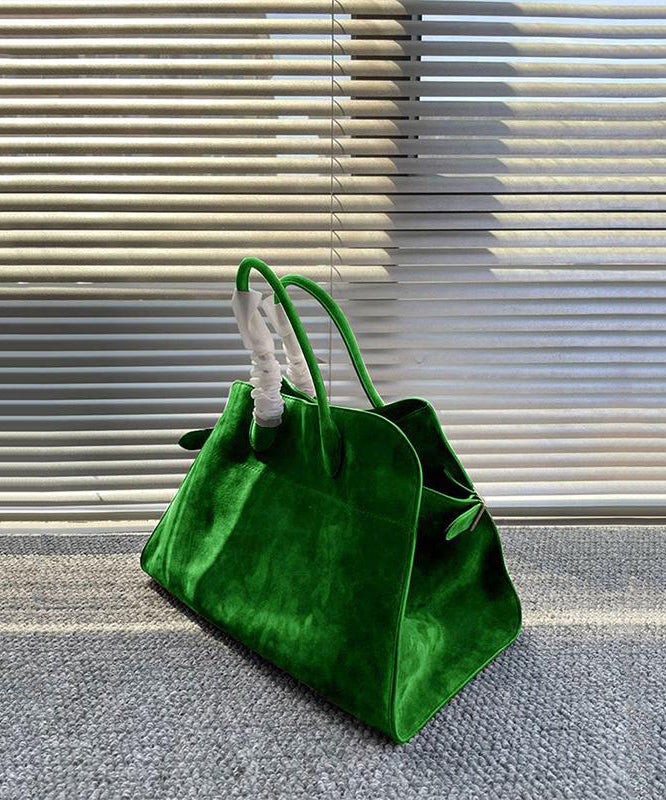 Fashion dark blue Large Capacity Suede Tote Handbag