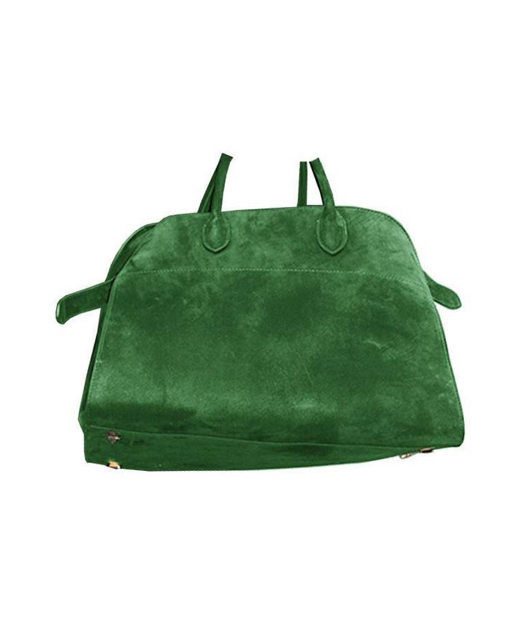 Fashion Red Large Capacity Suede Tote Handbag