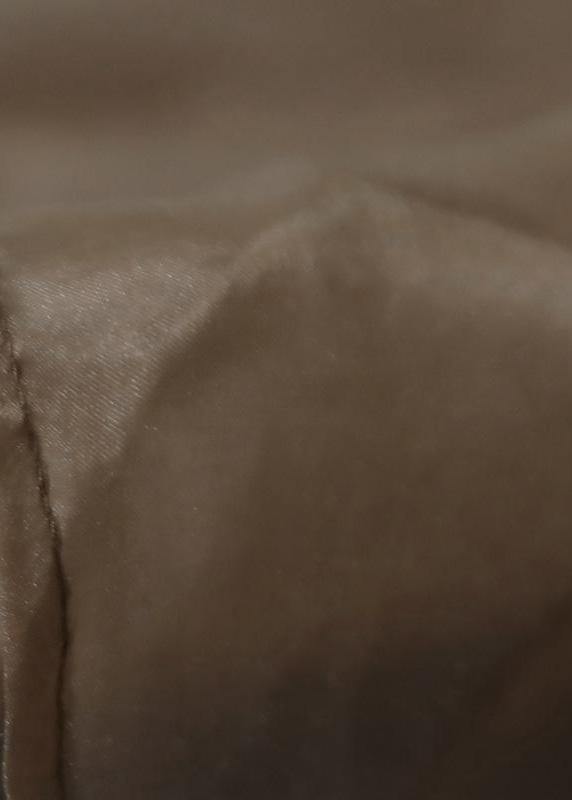 Khaki Cotton Linen Two-Piece Set
