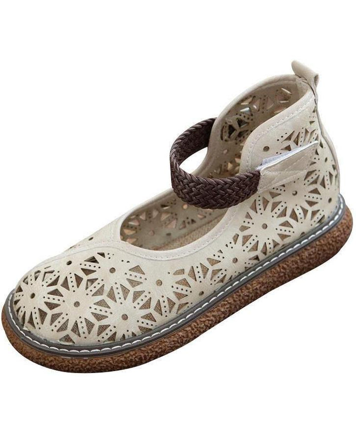Faux Leather Khaki Water Sandals Buckle Strap Best Sandals for Hiking