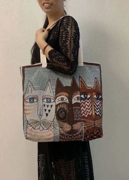 Feine drei Kätzchen Canvas Tote Handtasche