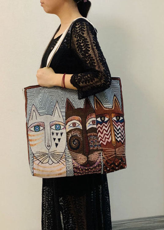 Feine drei Kätzchen Canvas Tote Handtasche