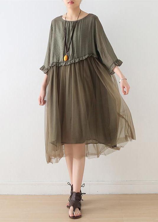 Elegant Maxi Dresses Made of Black Tulle Patchwork Chiffon Summer Dresses - Limited Stock