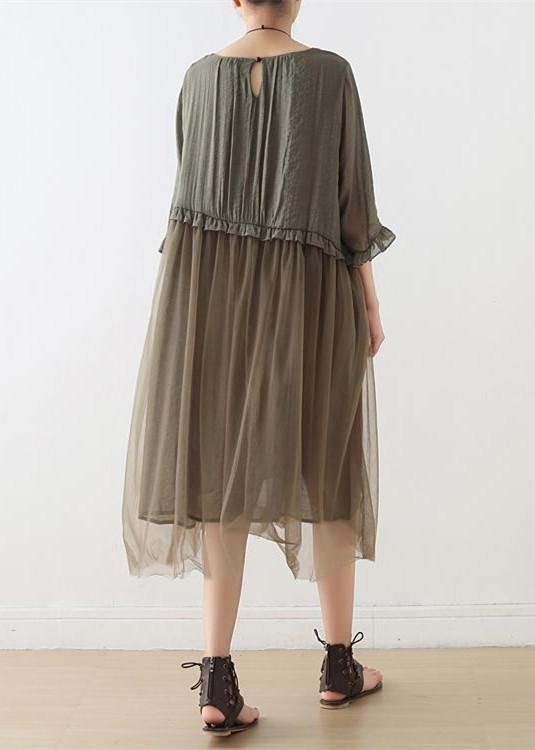 Elegant Maxi Dresses Made of Black Tulle Patchwork Chiffon Summer Dresses - Limited Stock