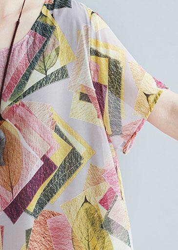 Dresses with French O-neck and large hem. Floral dresses with neckline