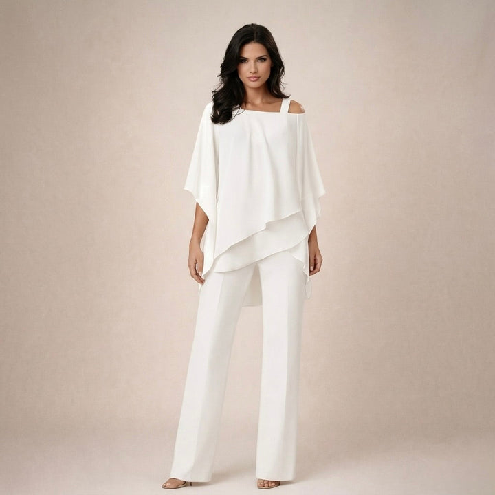 Tessie | Elegant Set with Layered Blouse