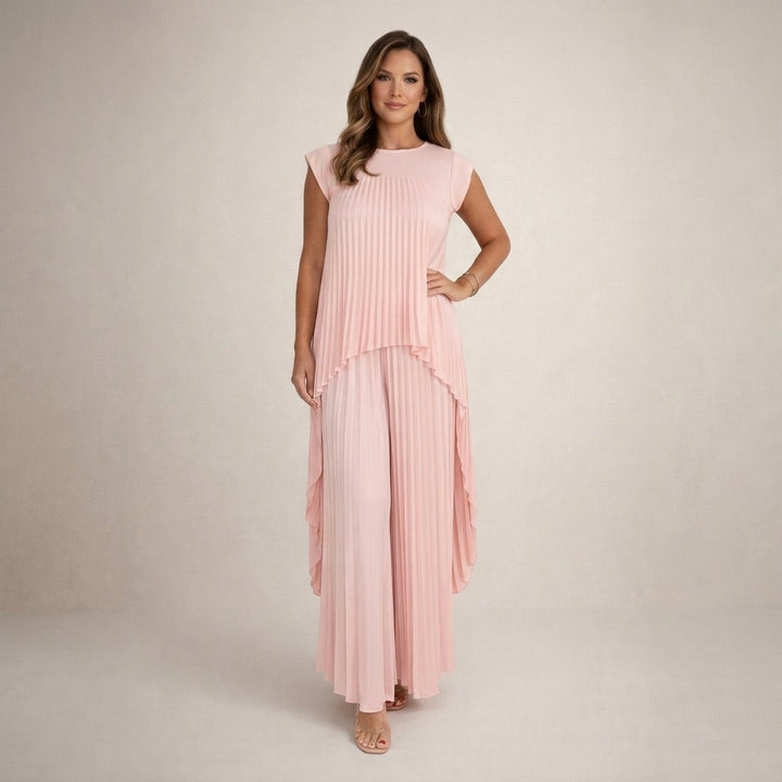 Halina | Elegant Set with Pleats