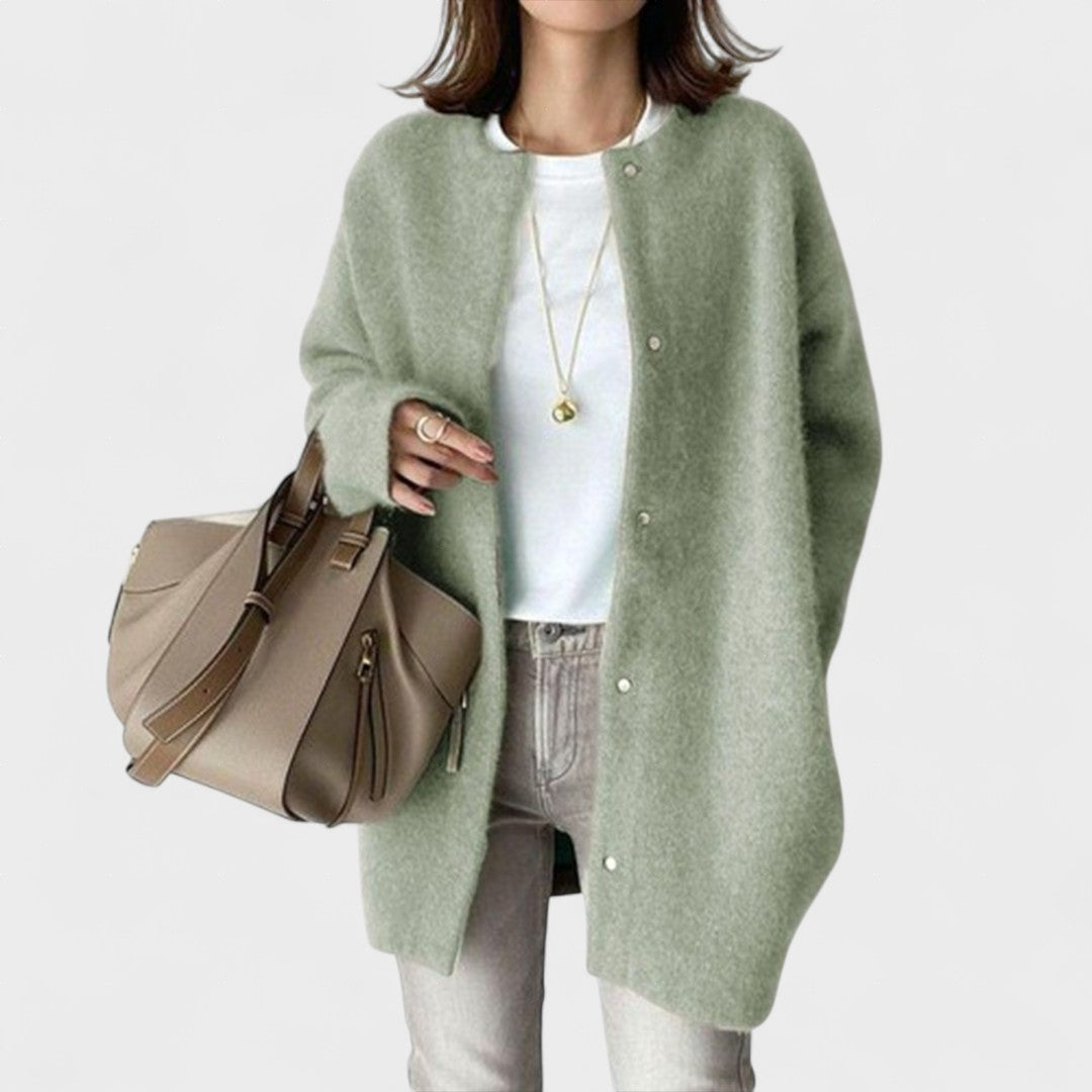Open Front Knit Cardigan