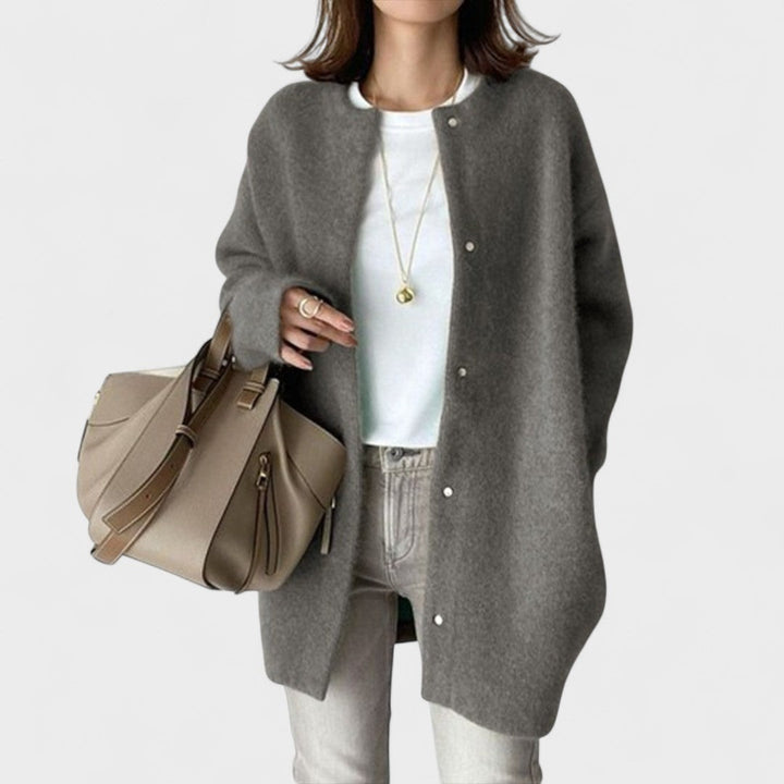 Open Front Knit Cardigan