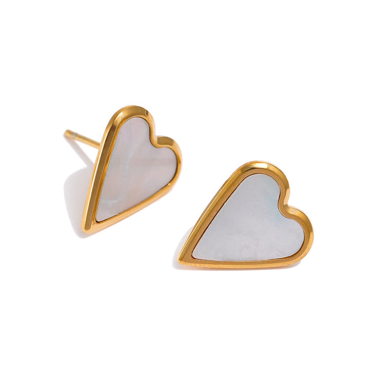 Winter | Heart Charm Earrings