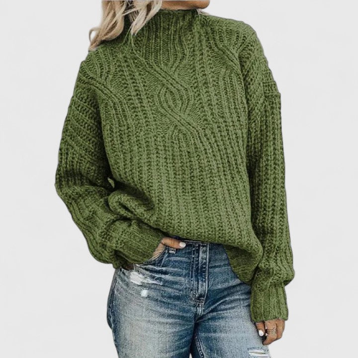 Natalia Cat Print Sweater