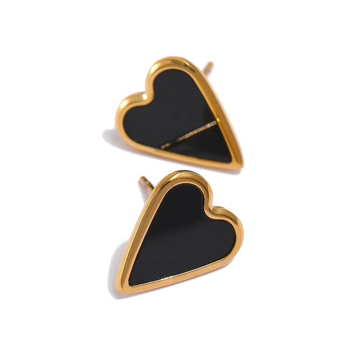 Winter | Heart Charm Earrings