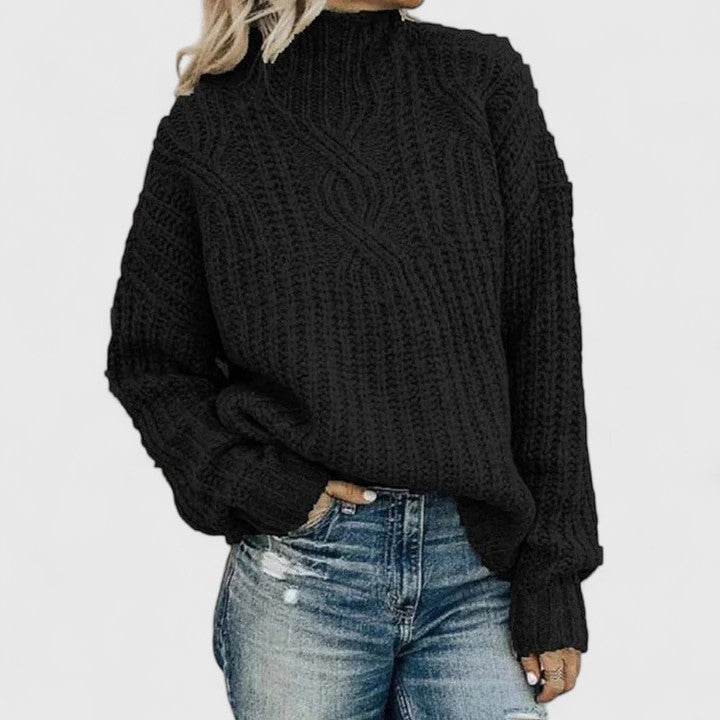Natalia Cat Print Sweater