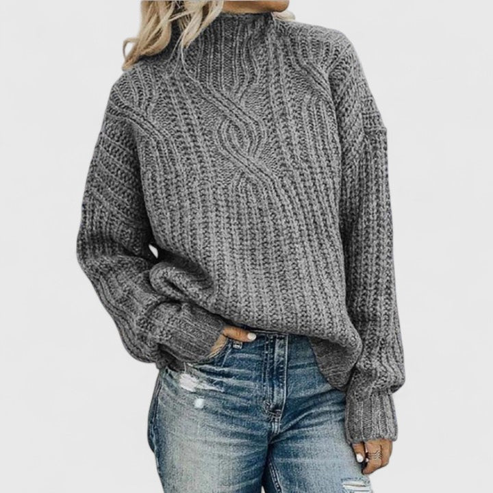 Natalia Cat Print Sweater