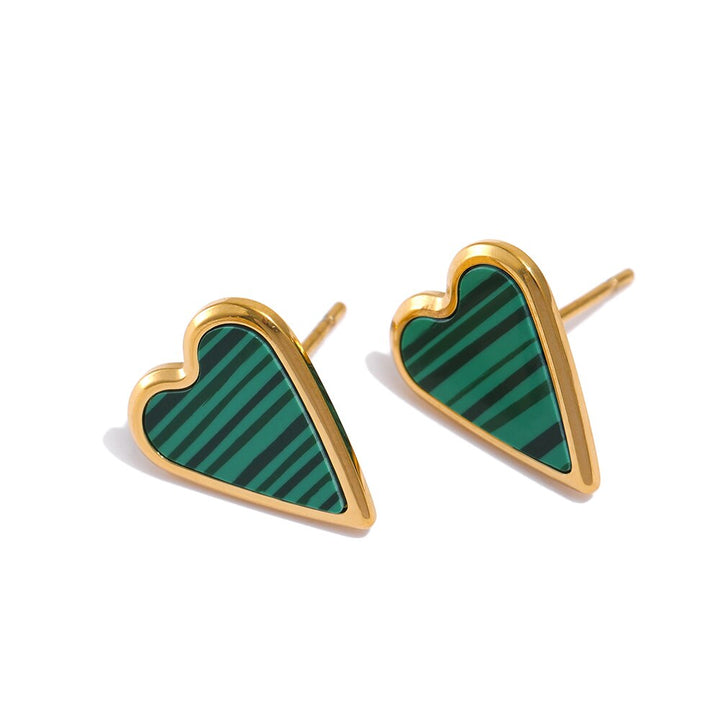 Winter | Heart Charm Earrings
