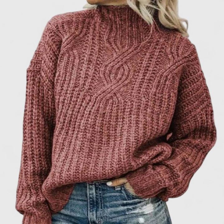 Natalia Cat Print Sweater