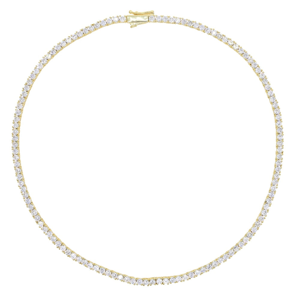 Never Basic Tennis Necklace