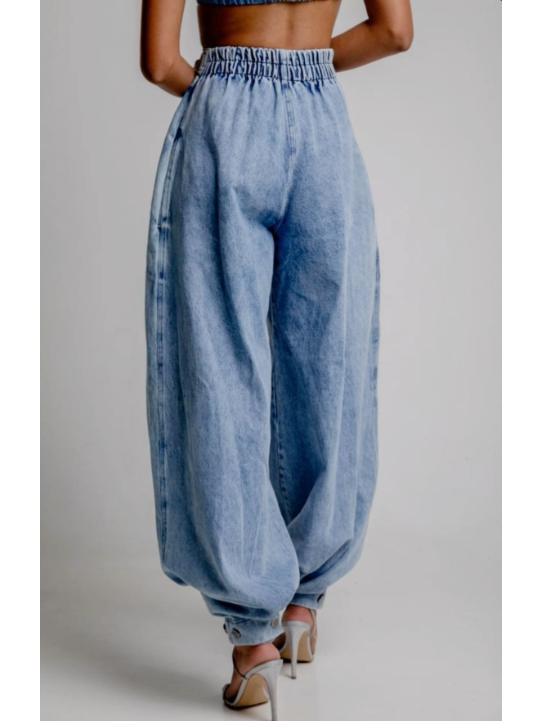 Una High Waist Balloon Jeans