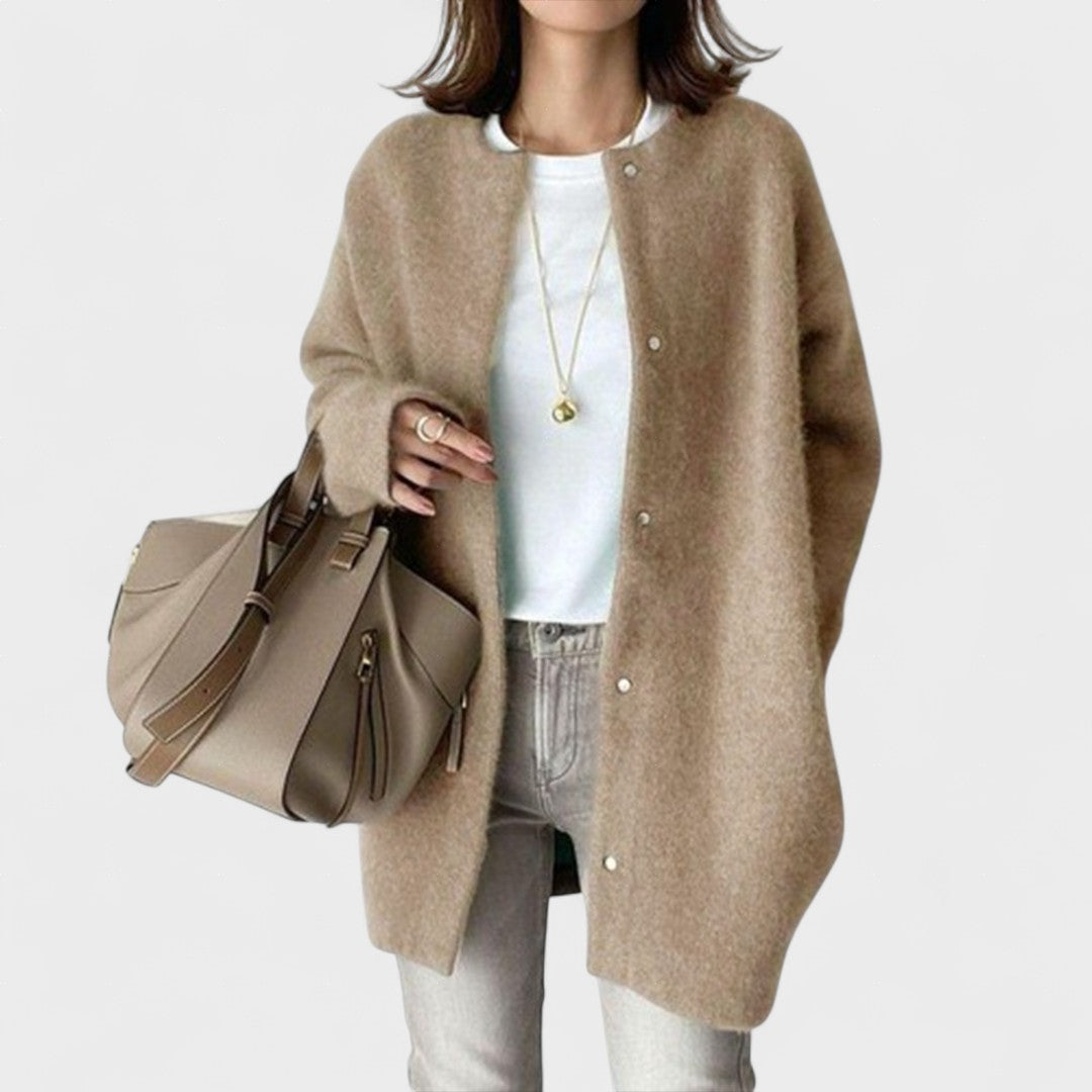 Open Front Knit Cardigan