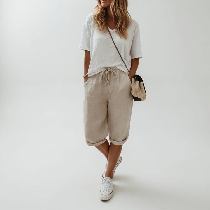Fernande | Casual Cotton Bermuda Shorts