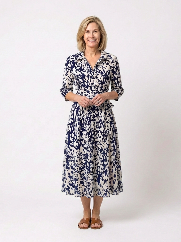 Celeste | Polished Midi Dress