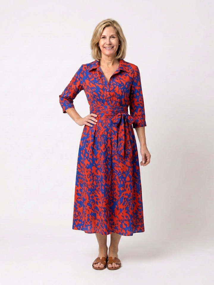 Celeste | Polished Midi Dress