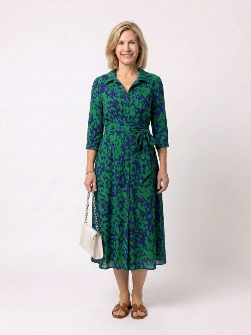Celeste | Polished Midi Dress