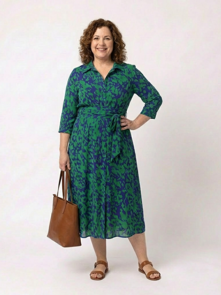 Celeste | Polished Midi Dress