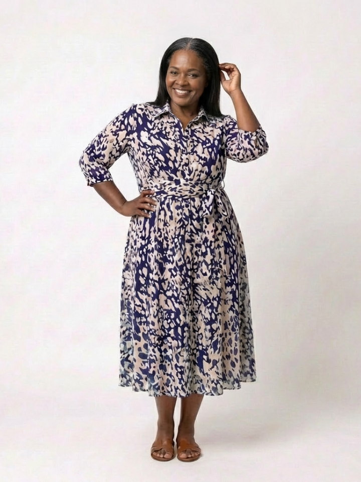 Celeste | Polished Midi Dress