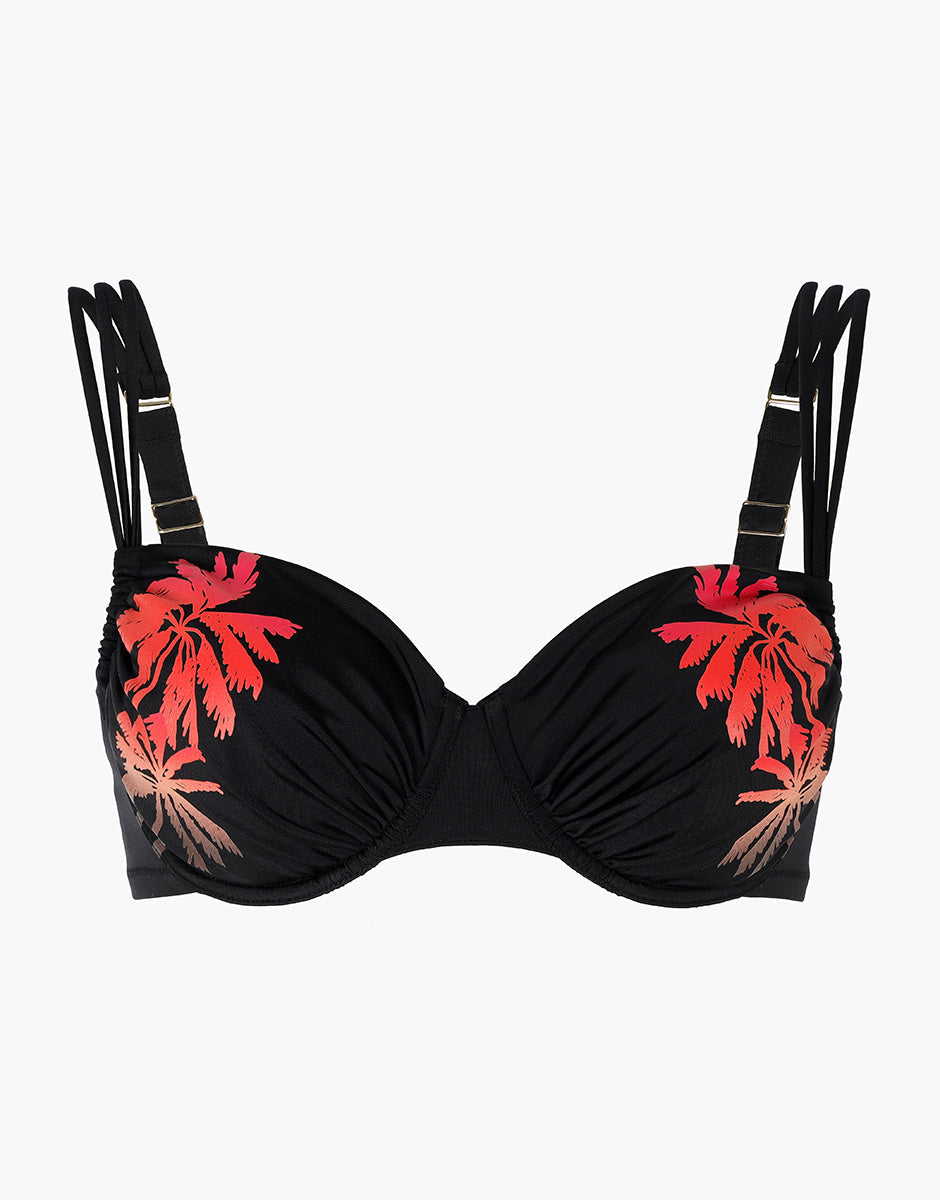 Printed Shaping Underwired Bikini Top