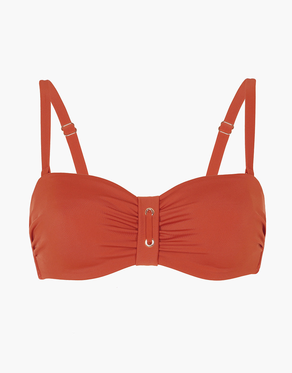 Shaping Padded Bandeau Swimsuit