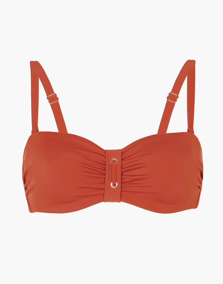 Shaping Padded Bandeau Swimsuit