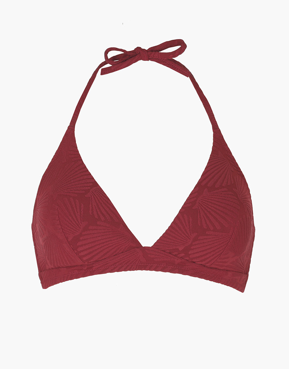 Triangle Bra Swimsuit with Ties