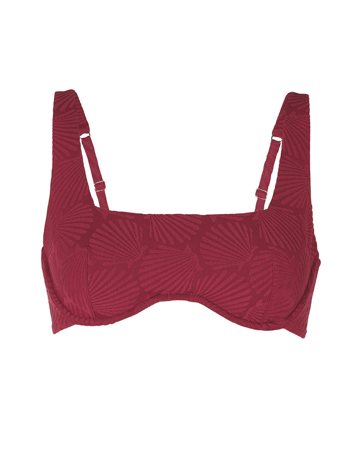 Jacquard Underwire Bra Swimsuit