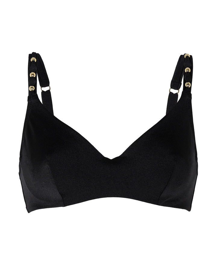Shiny Micro Underwire Bra Swimsuit