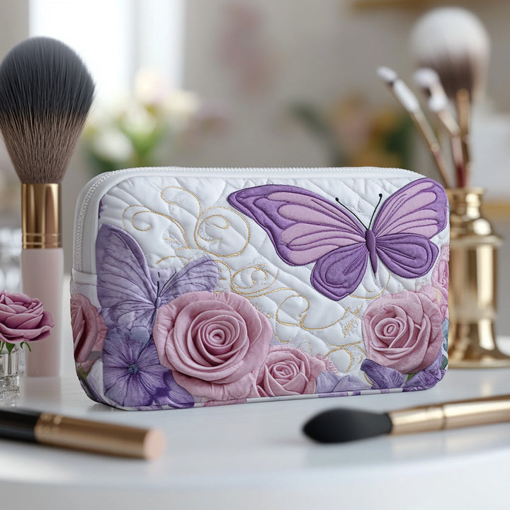 Quilted beauty case with elegant lavender NCU0DV7741