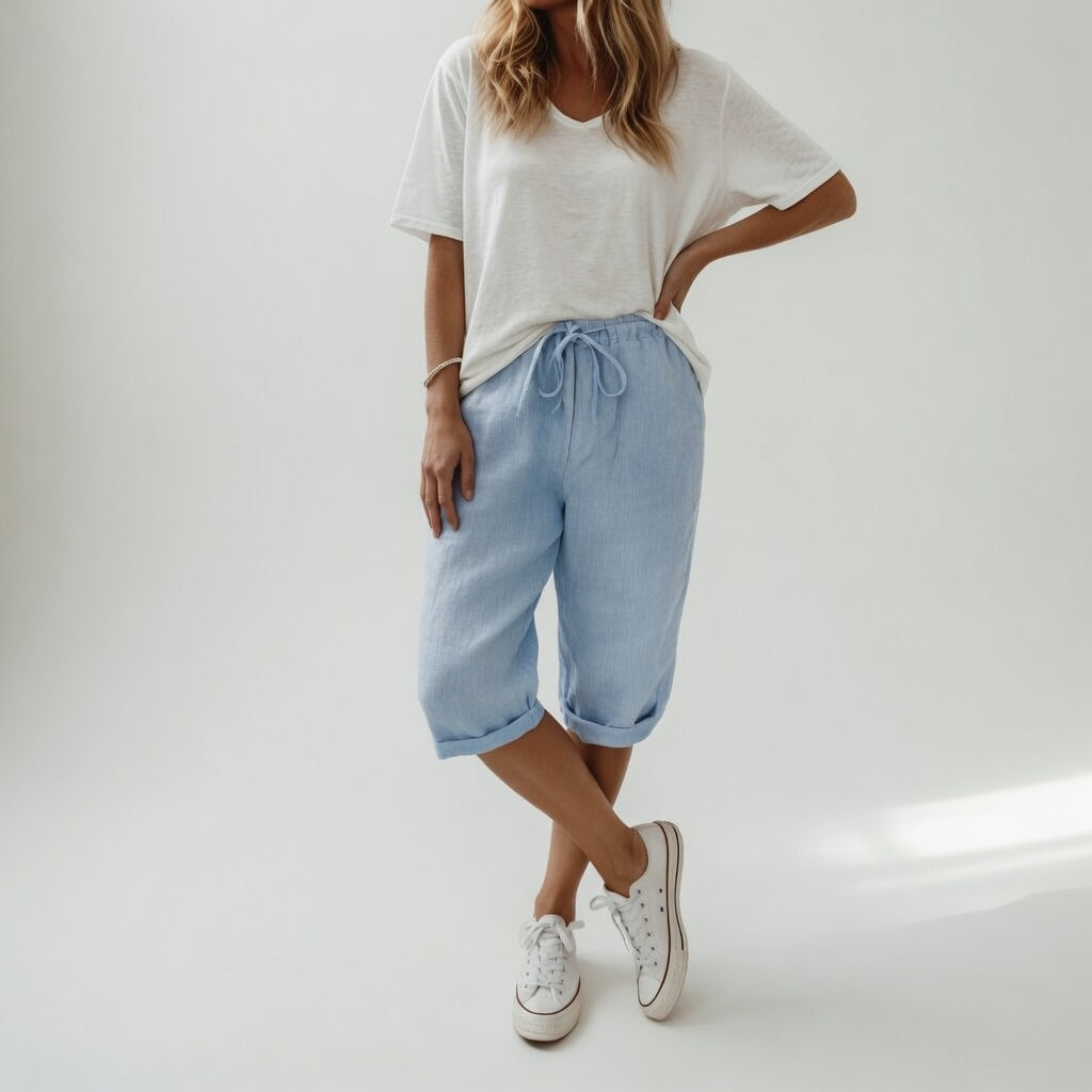 Fernande | Casual Cotton Bermuda Shorts