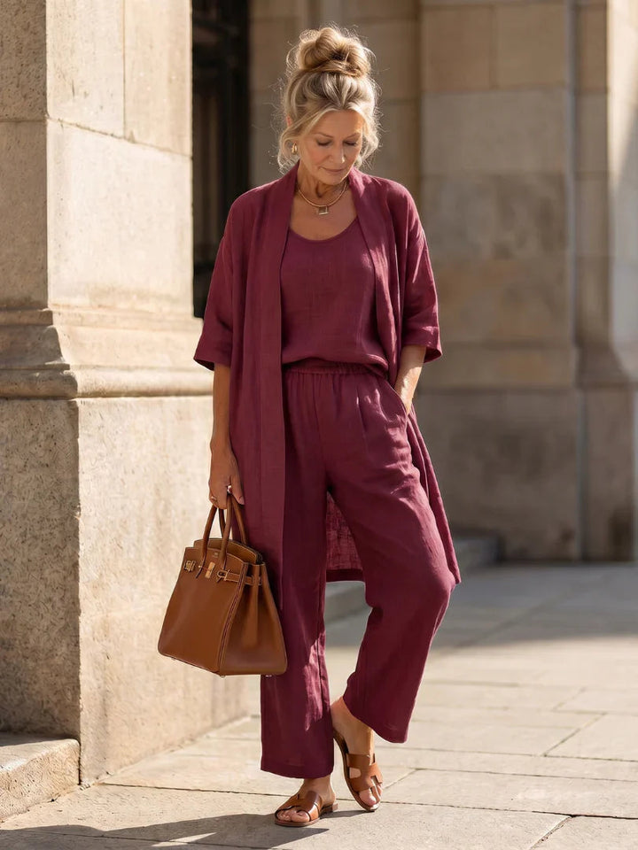 Linnea | Lightweight Cardigan Set