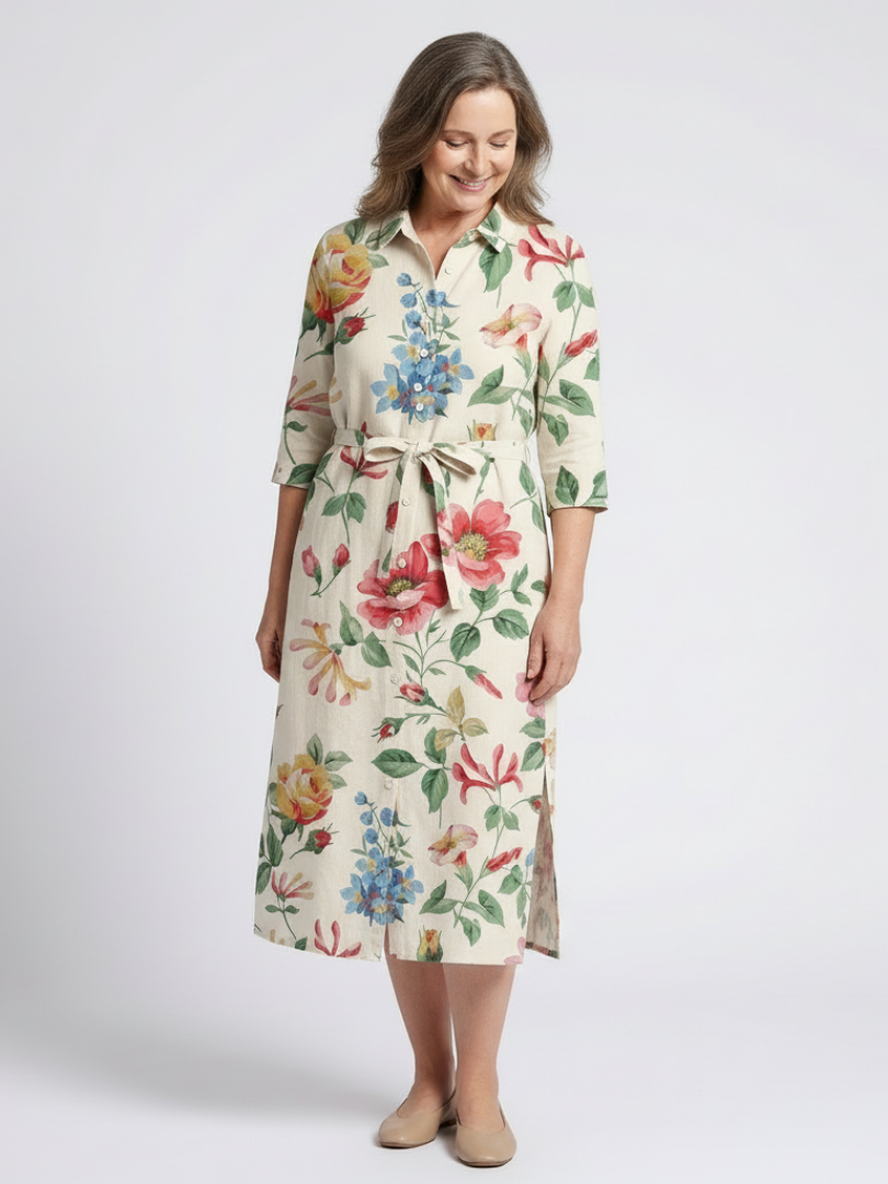 Ophelia | Polished Midi Dress