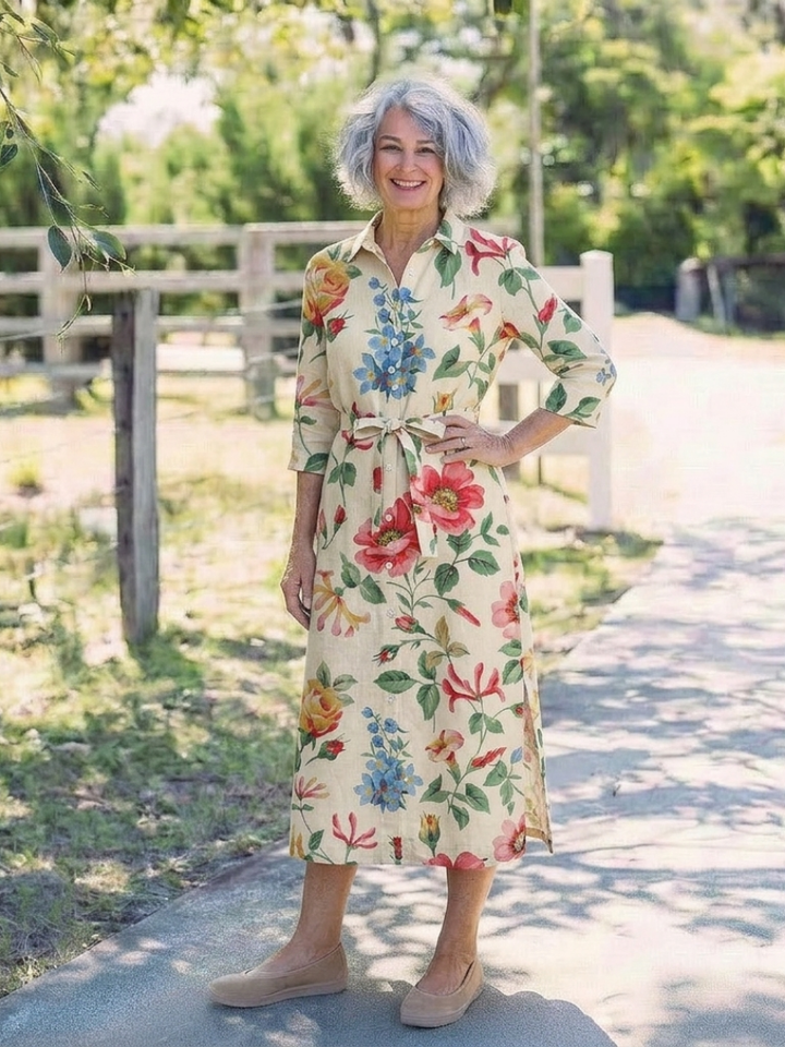 Ophelia | Polished Midi Dress