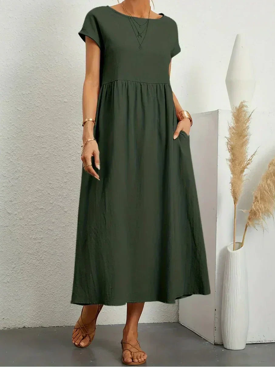 Anna™ – Elegant and Comfortable Midi Dress