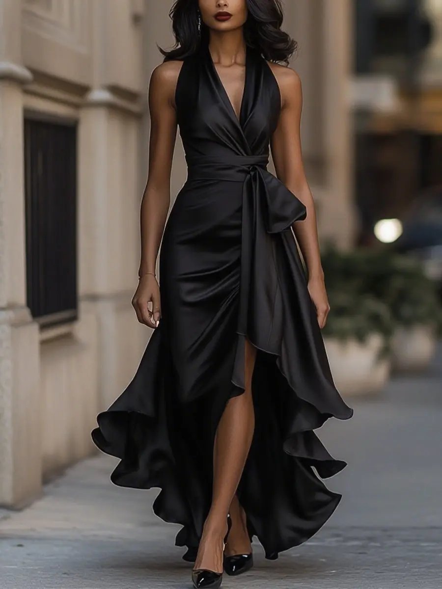 Nocturna Elegant Evening Dress