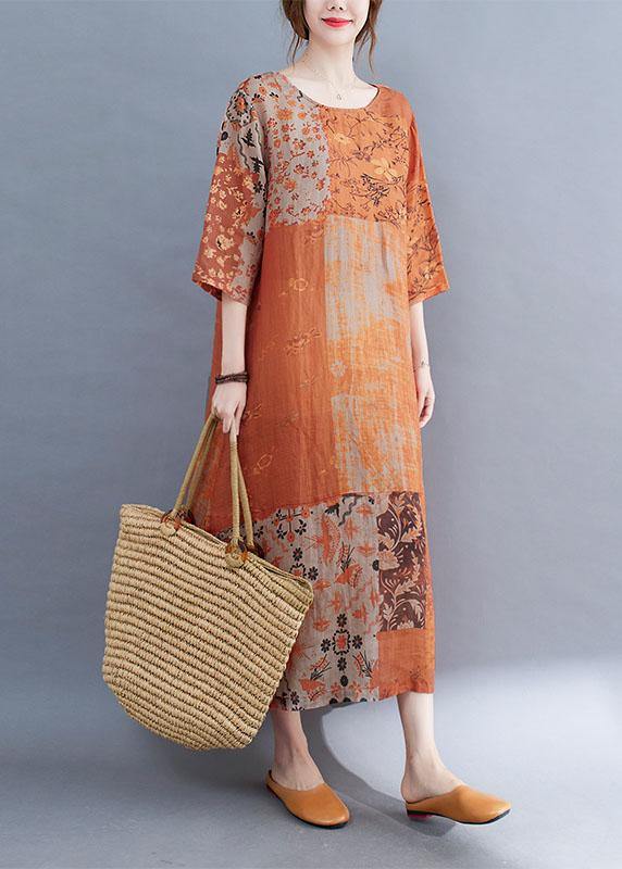 Colour Block Side-Open Summer Dress