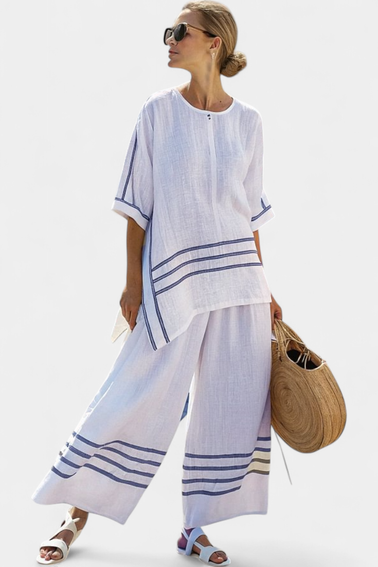 Luna | White Two-Piece Set