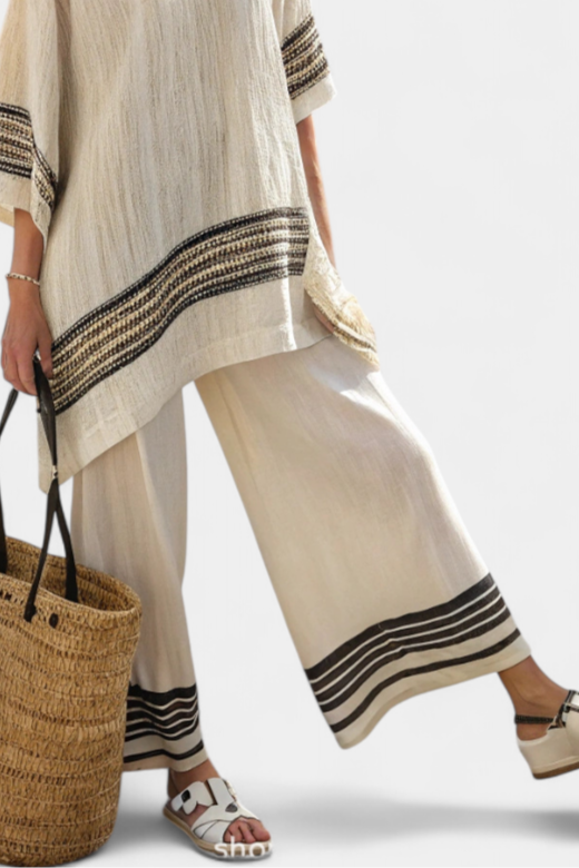 Olive | Multicolor Two-Piece Set