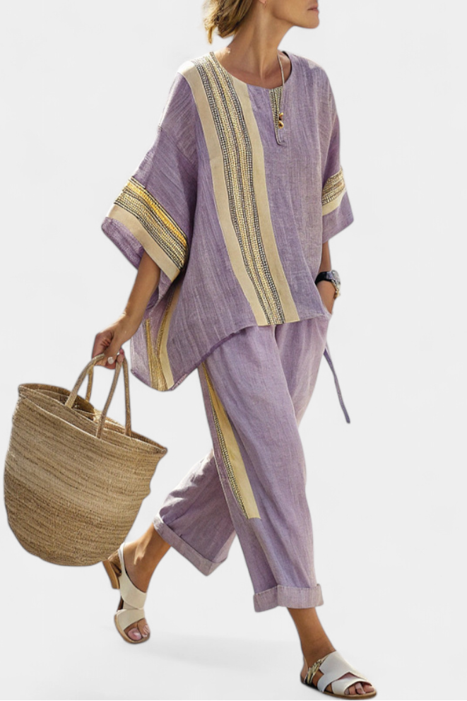 Clover | Purple Two-Piece Set