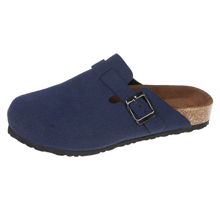Classic Closed-Toe Footbed Mules - Off white - Women's Comfort Shoes Australia
