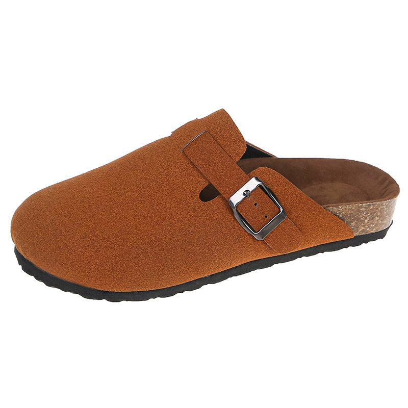 Classic Closed-Toe Footbed Mules - Off white - Women's Comfort Shoes Australia