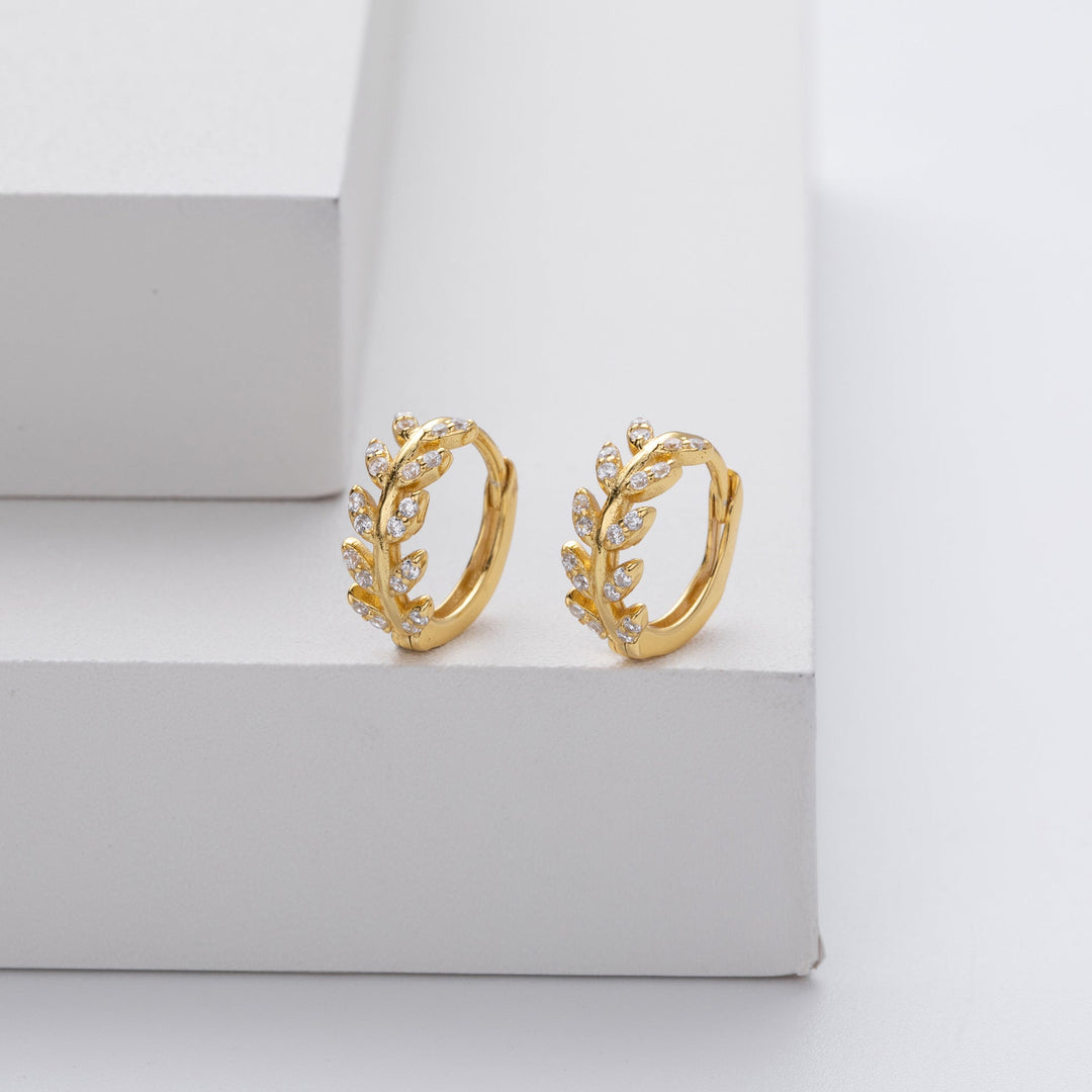 Fern | Silver Leaf Drop Earrings