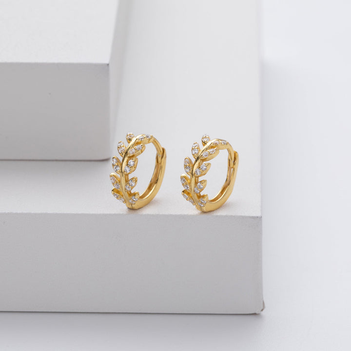 Fern | Silver Leaf Drop Earrings